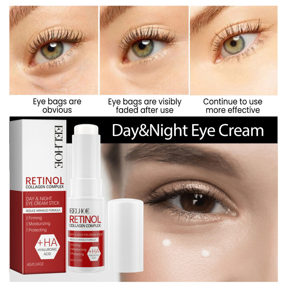 Retinol Eye Cream Stick reduces fine lines, bags and dark circles, hydrates and tightenes the skin around the eyes #WYL-w12967520 - Image 3