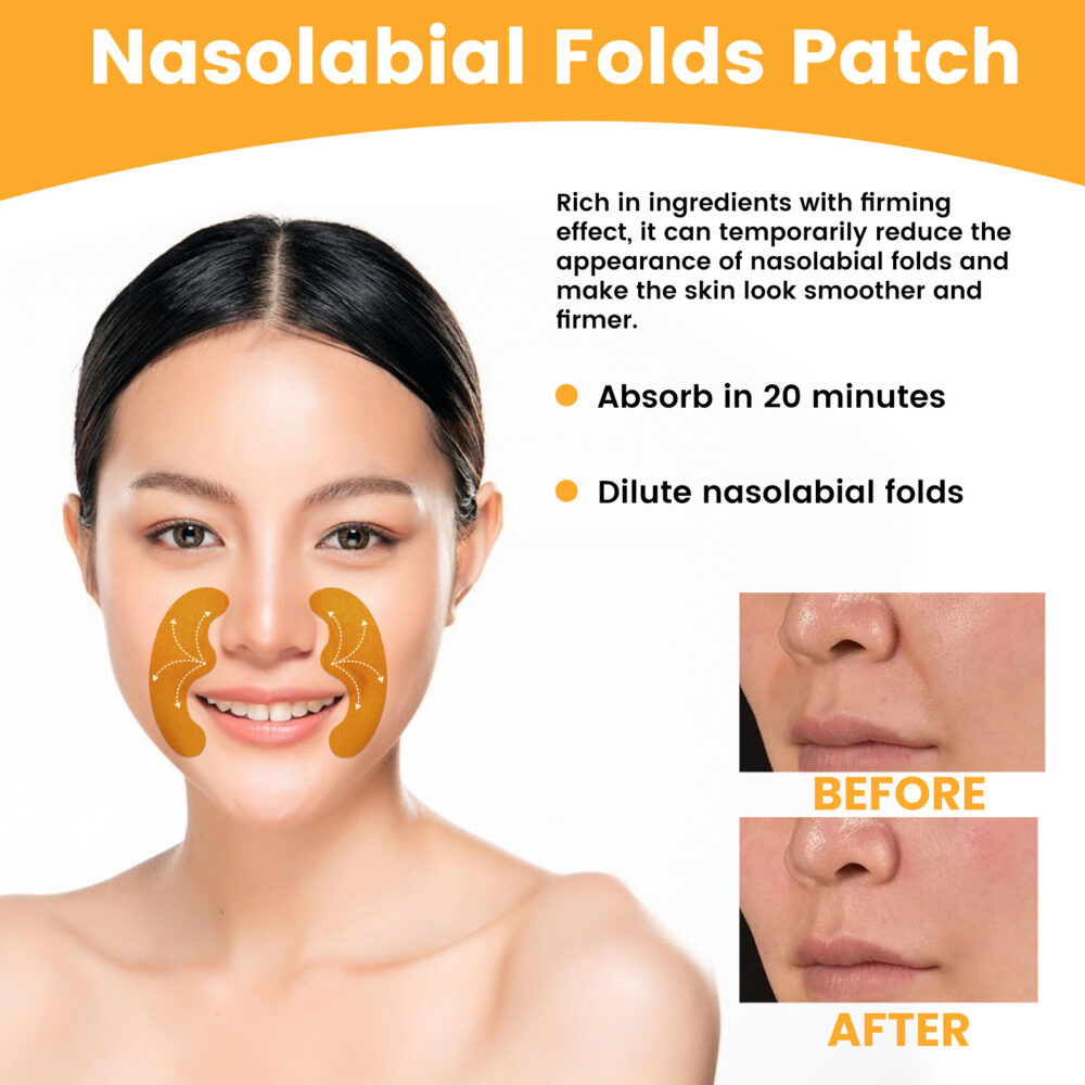 Nasolabial Folds Patch, Fade Fine Lines Law Lines Lifting And Tightening Facial Skin Moisturizing And Hydrating #JL05-w13101665 - Image 4