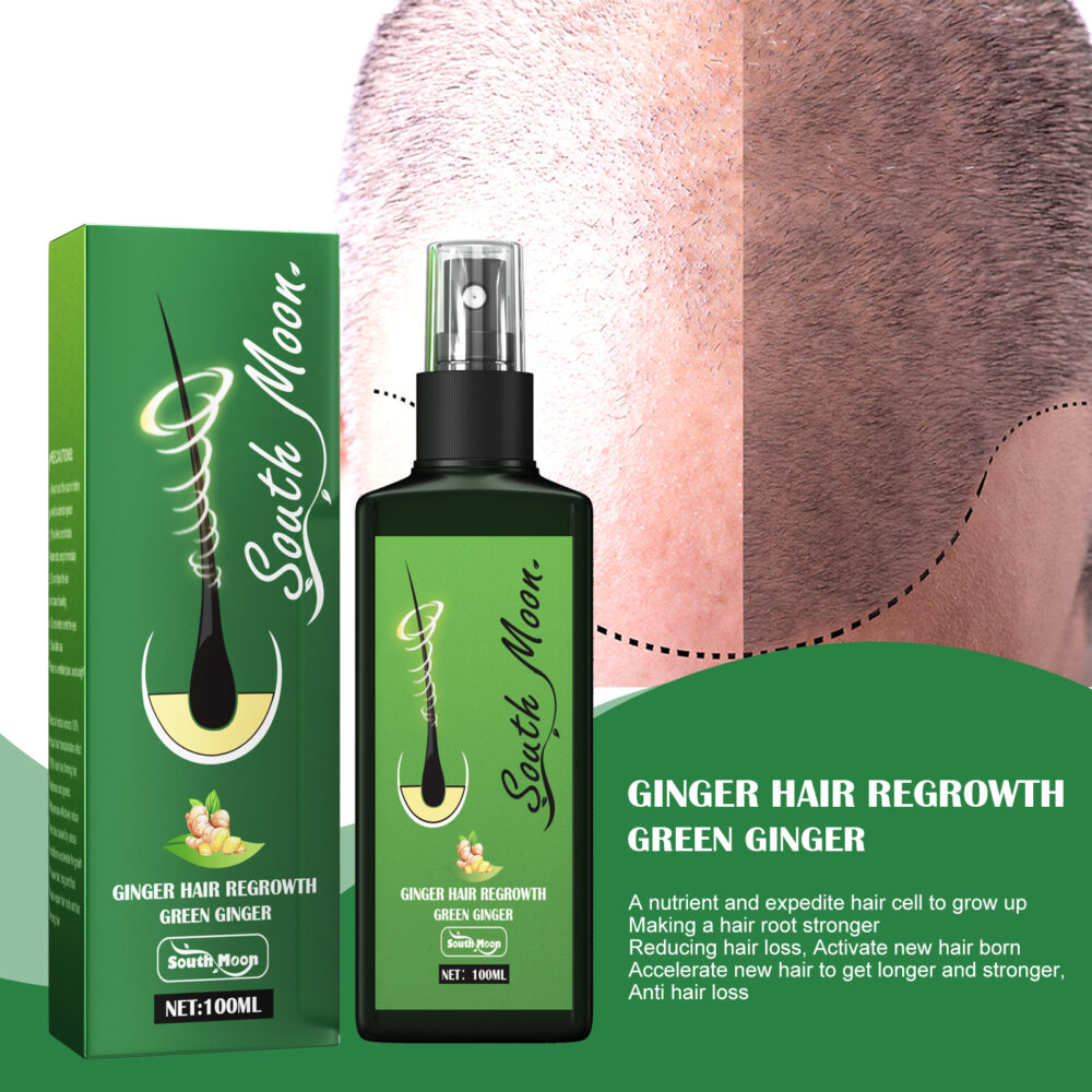 Ginger Hair Regrowth Green Ginger, Moisturizing And Hydrating Scalp Care Solution #JL05-w13073615 - Image 7