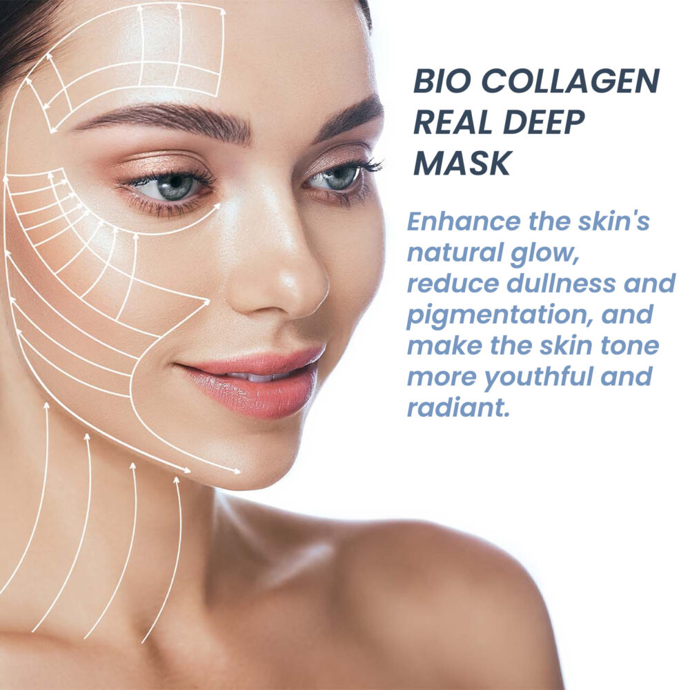 Bio Collagen Real Deep Mask, Deep Hydrating Elastic Firming Skin Brightening Skin Hydrating Mask #JL05-w13123939 - Image 4