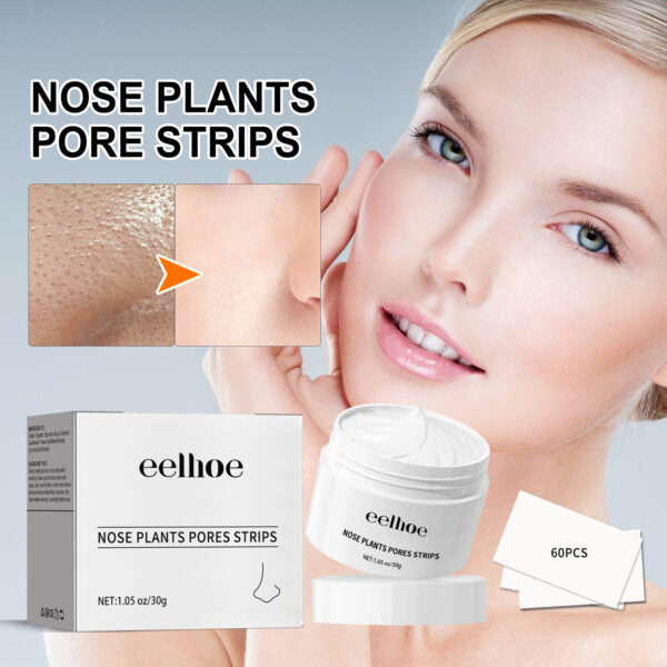 EELHOE Blackhead Cleansing Cream Skin Oil Blackheads Acne Exfoliating Cleansing Repair Pore Tearing Nose Patch #WYL-w13123799