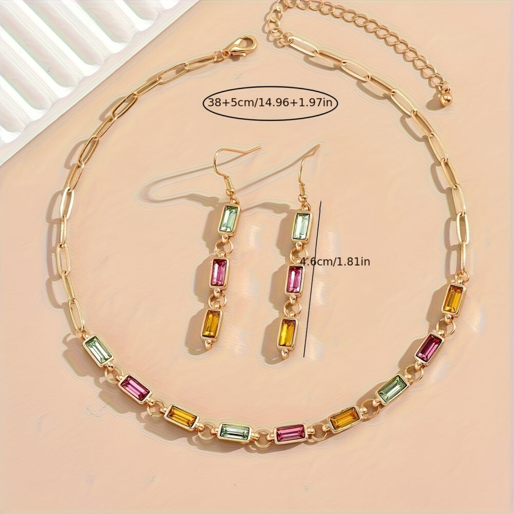 Chic Earrings & Pendant Combo: Stylish accessories for a polished look #JL01-WJ-0119 - Image 2