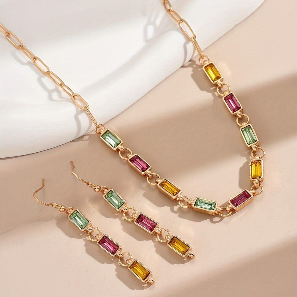 Chic Earrings & Pendant Combo: Stylish accessories for a polished look #JL01-WJ-0119