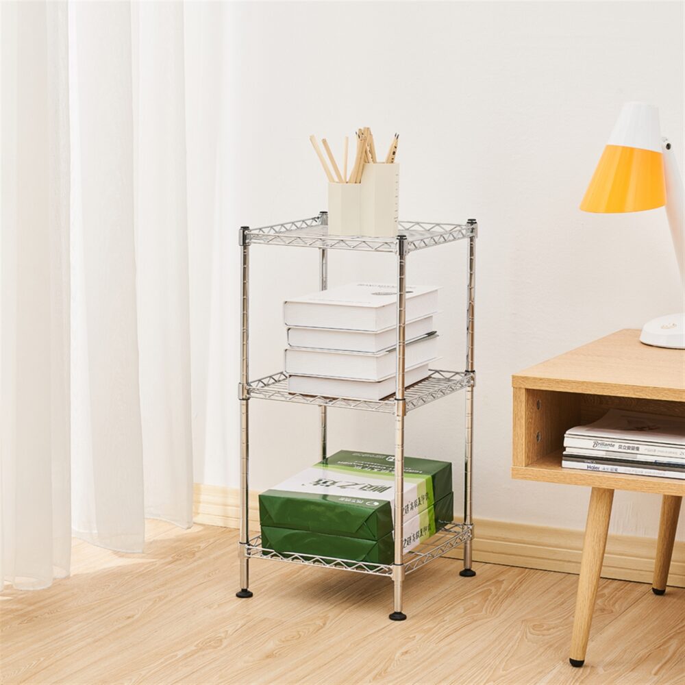 3-Tier Steel Wire Shelving Tower #JL06-10508574 - Image 5