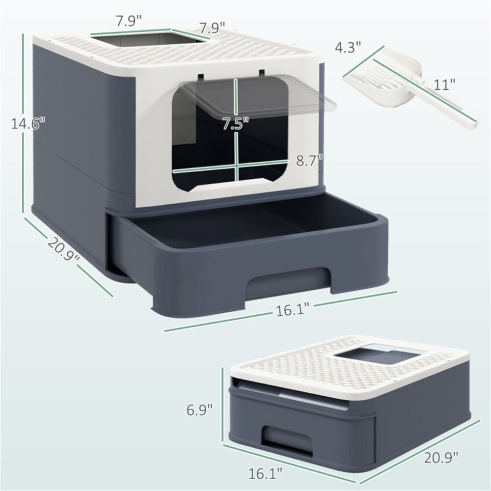 Fully Enclosed Cat Litter Box/Cat Litter Box #JL06-24815744 - Image 2