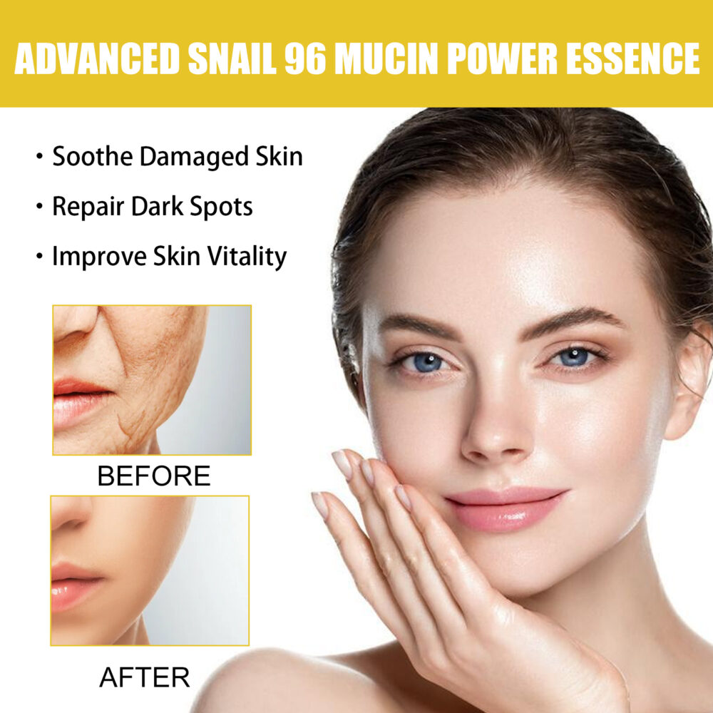 Snail 96 Collagen Essence Reduces Fine Lines and Moisturizes acne and Anti-wrinkle Serum #JL04-EEA02-A088-100-WH1 - Image 4