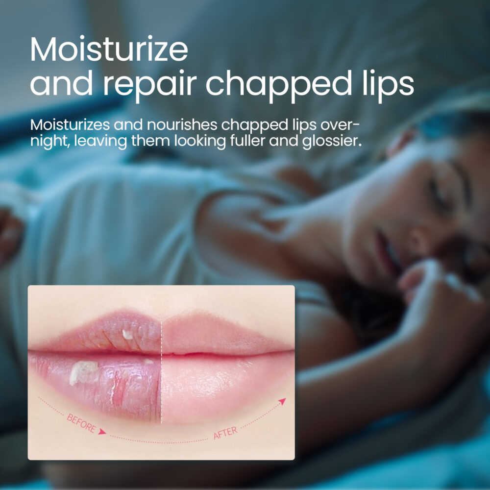 Lip Sleep Mask Moisturizes and gently exfoliates dead skin plump and smooth lip mask #JL04-EEA02-A205-20-VT1 - Image 4