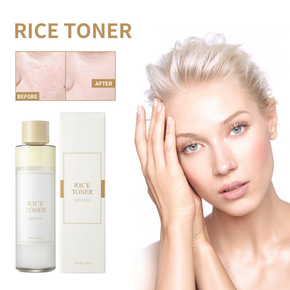 Rice Toner Deeply hydrates and repairs skin barrier, firming and moisturizing Facial skin toner #JL04-EEA03-A163-150-WH1 - Image 2