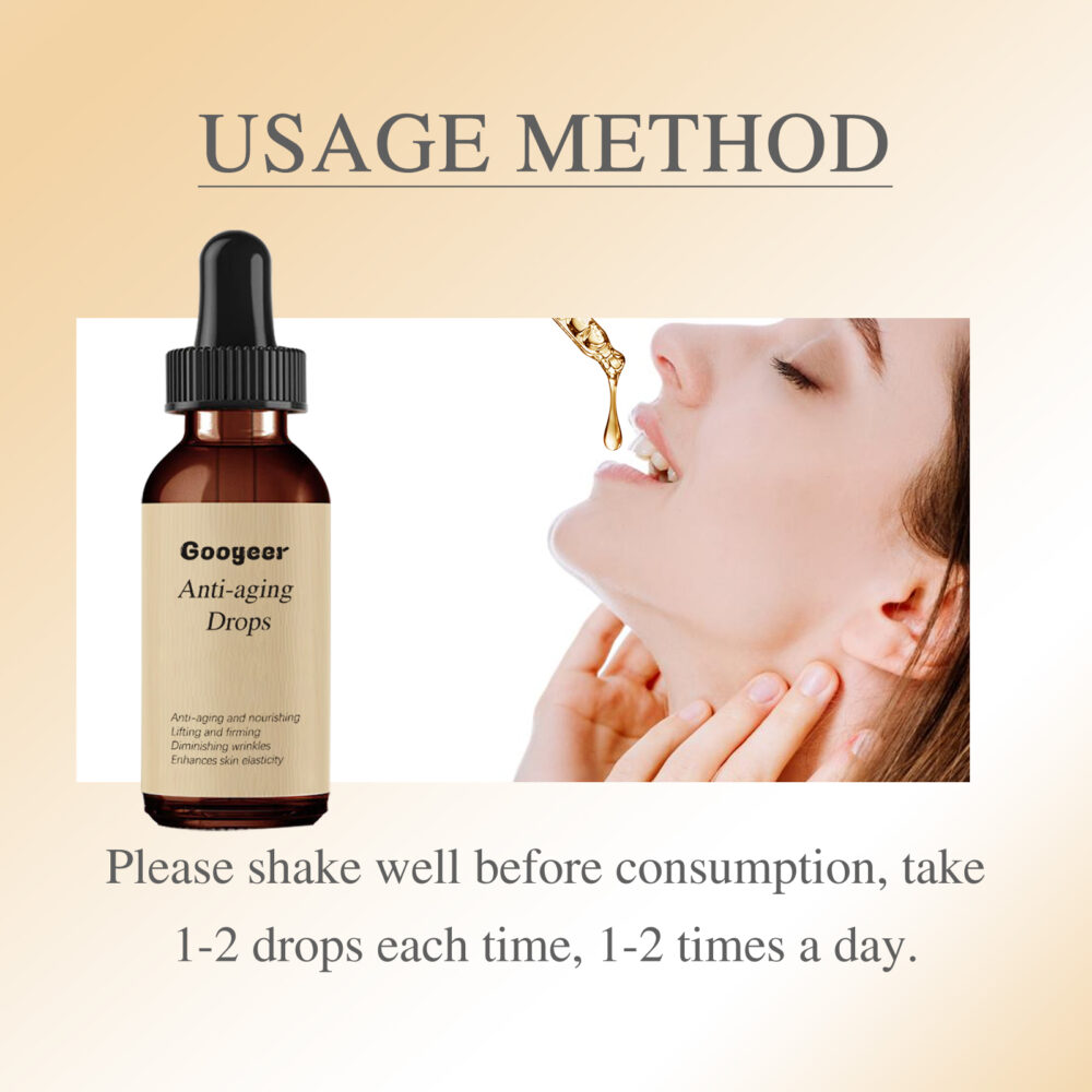 Facial Skin Care Drops Reduce fine lines, Moisturize, Moisturize and firm skin oral drops #JL04-GOH02-A035-30-BN1 - Image 5