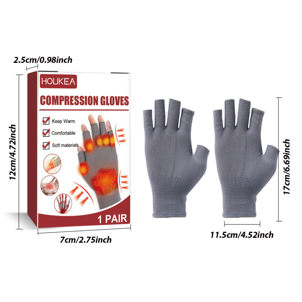 Joint compression gloves relieve hand wrist stiffness thumb joint soreness swelling Wrist gloves #JL04-HKA06-A025-1-WH1 - Image 2