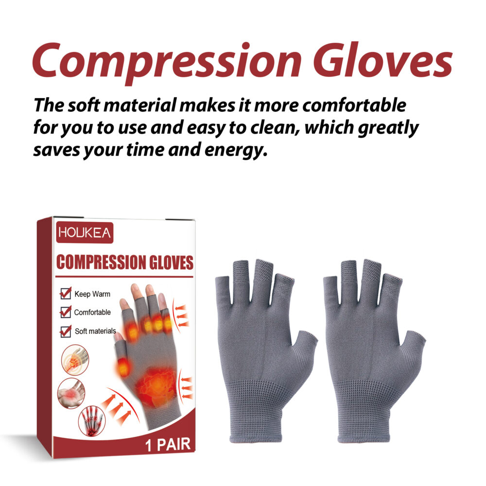 Joint compression gloves relieve hand wrist stiffness thumb joint soreness swelling Wrist gloves #JL04-HKA06-A025-1-WH1 - Image 4