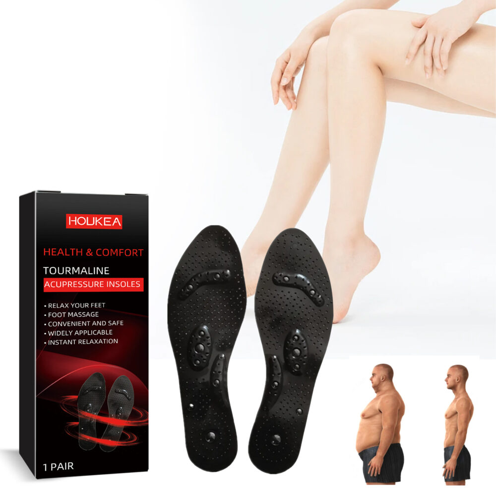 Far infrared magnetic press insole Foot Care Vein Repair Body Slimming Body Care Foot pad #JL04-HKA06-A045-1-BK1