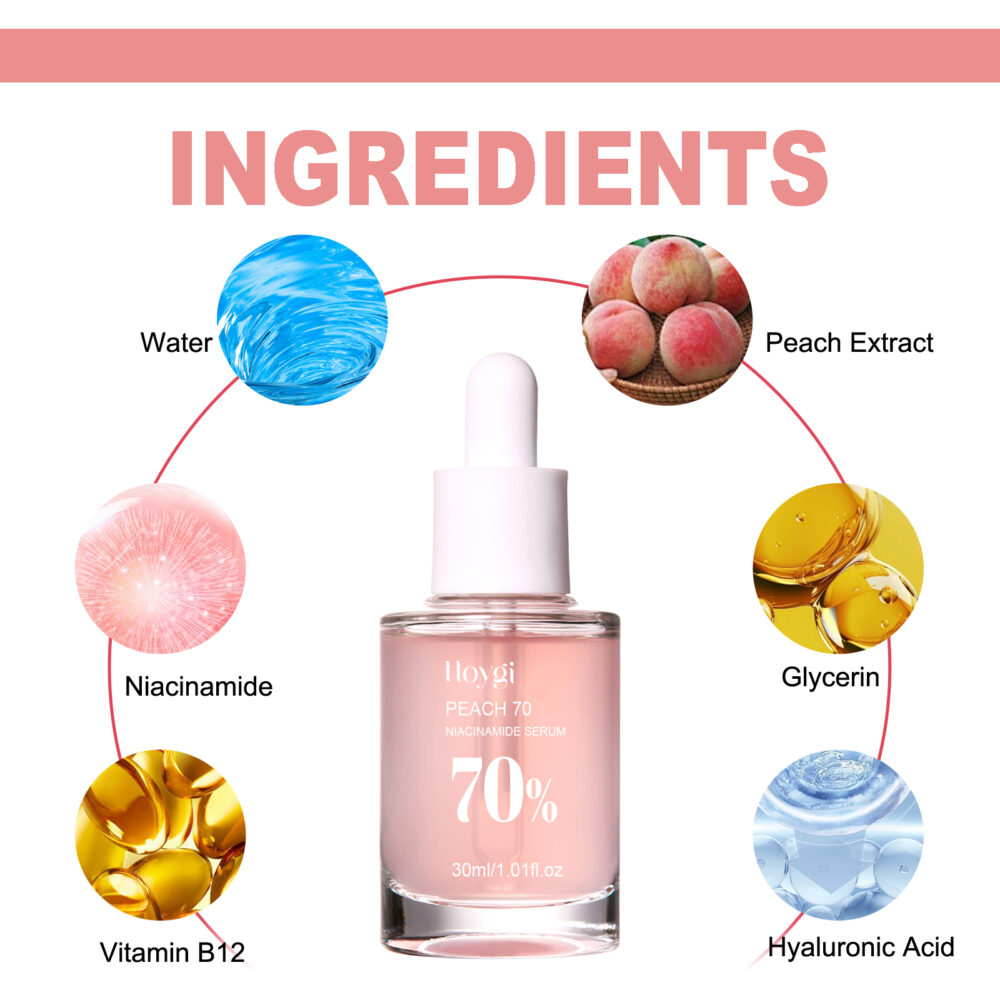 Niacinamide Essence tightens and moisturizes pores, lightens acne marks and spots, moisturizes and brightens skin #JL04-HOA02-A077-30-PK1 - Image 5