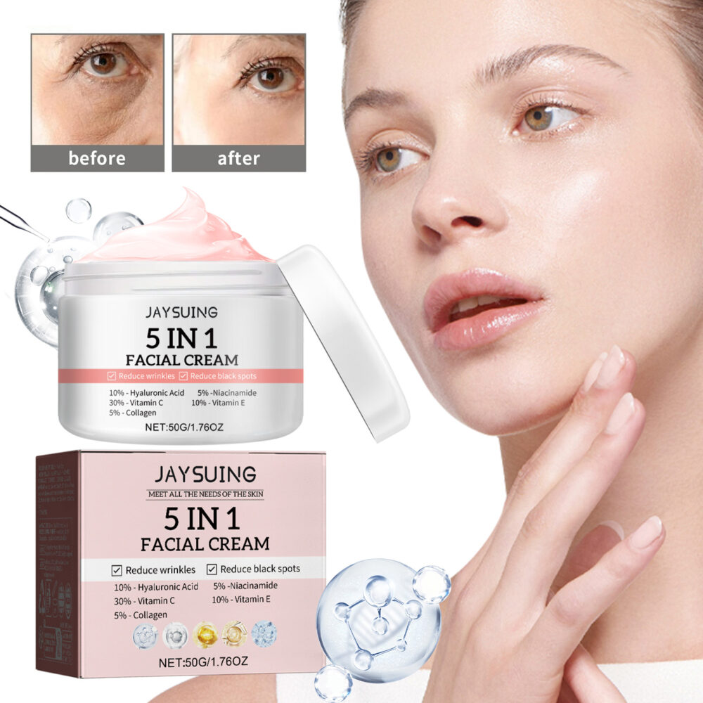 5 in 1 Firming Cream Firming Anti-Wrinkle Moisturizing Facial skin anti-aging cream #JL04-JAA02-A070-50-PK1 - Image 2