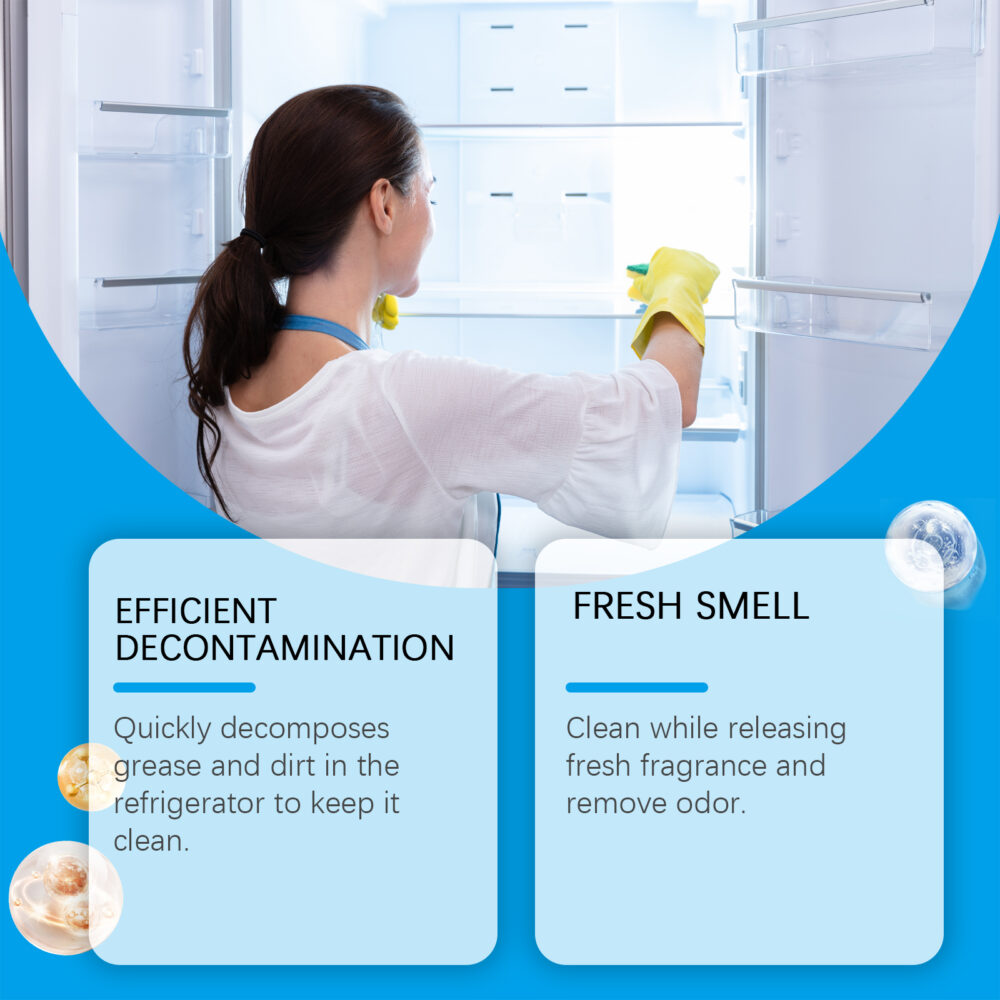 Multi-functional refrigerator cleaner Household multi-functional refrigerator deodorant clean smell refrigerator cleaning agent #JL04-JH-C01-0067-01 - Image 6