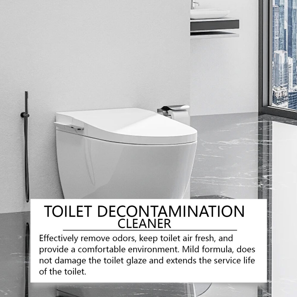 Toilet decontamination cleaner Household toilet quick decontamination decontamination deodorization cleaning cleaner #JL04-JHC02-A021-120-WH1 - Image 9