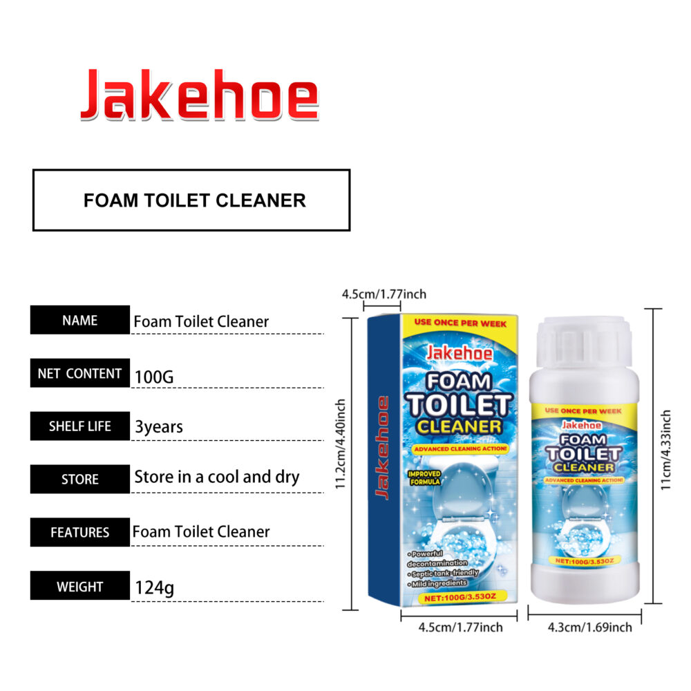 Foam toilet cleaner Toilet cleaner stains urine stains Descaling Odor cleaning toilet cleaner #JL04-JHC02-A023-100-BU1 - Image 2