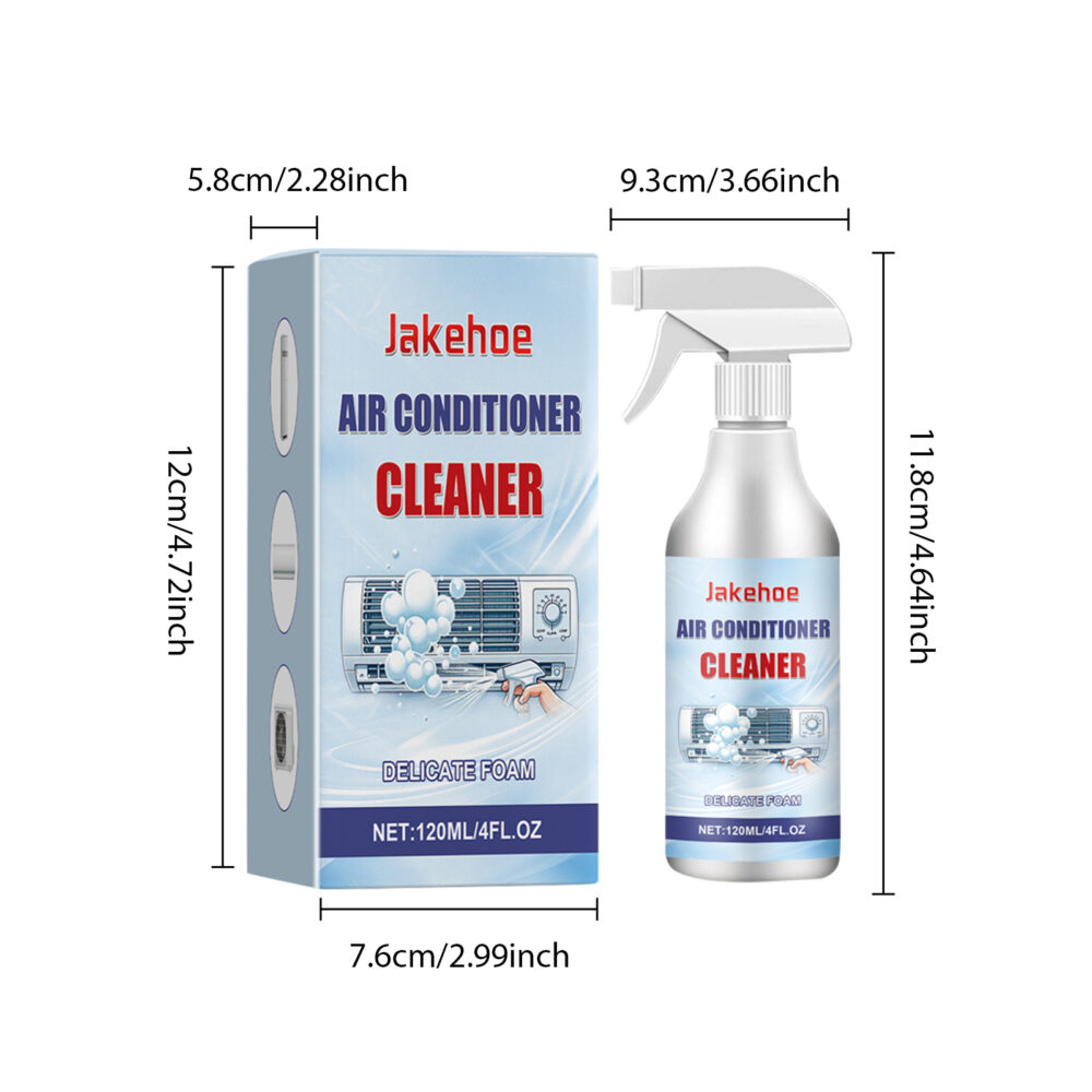 Air conditioner cleaner Household hanging cabinet air conditioner decontamination Deodorization bubble decontamination stain spray #JL04-JHC03-A011-120-BU1 - Image 2