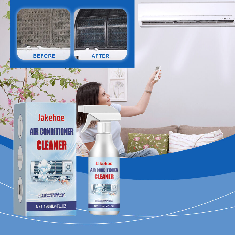 Air conditioner cleaner Household hanging cabinet air conditioner decontamination Deodorization bubble decontamination stain spray #JL04-JHC03-A011-120-BU1