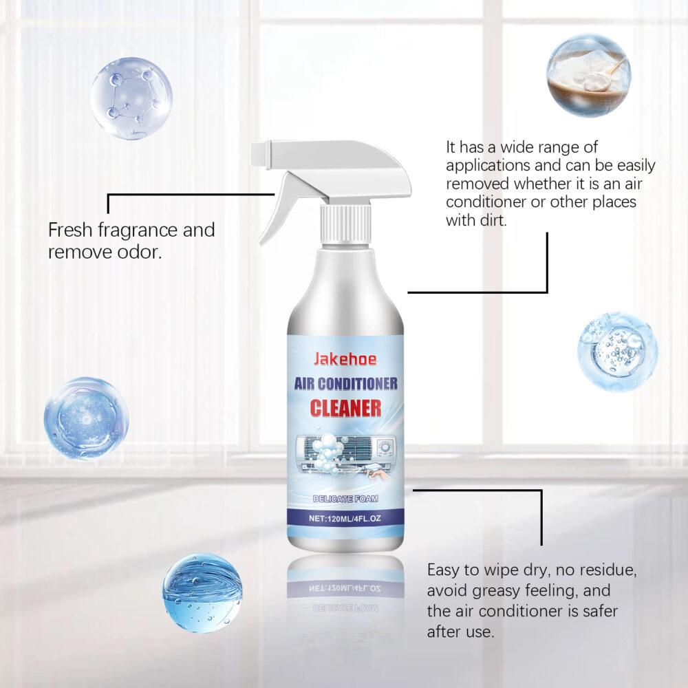 Air conditioner cleaner Household hanging cabinet air conditioner decontamination Deodorization bubble decontamination stain spray #JL04-JHC03-A011-120-BU1 - Image 8