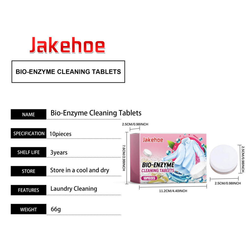 Clothing decontamination Effervescent tablet biological enzyme explosion salt household clothing decontamination decontamination stain leave fragrance cleaning #JL04-JHC04-A023-10-PK1 - Image 2