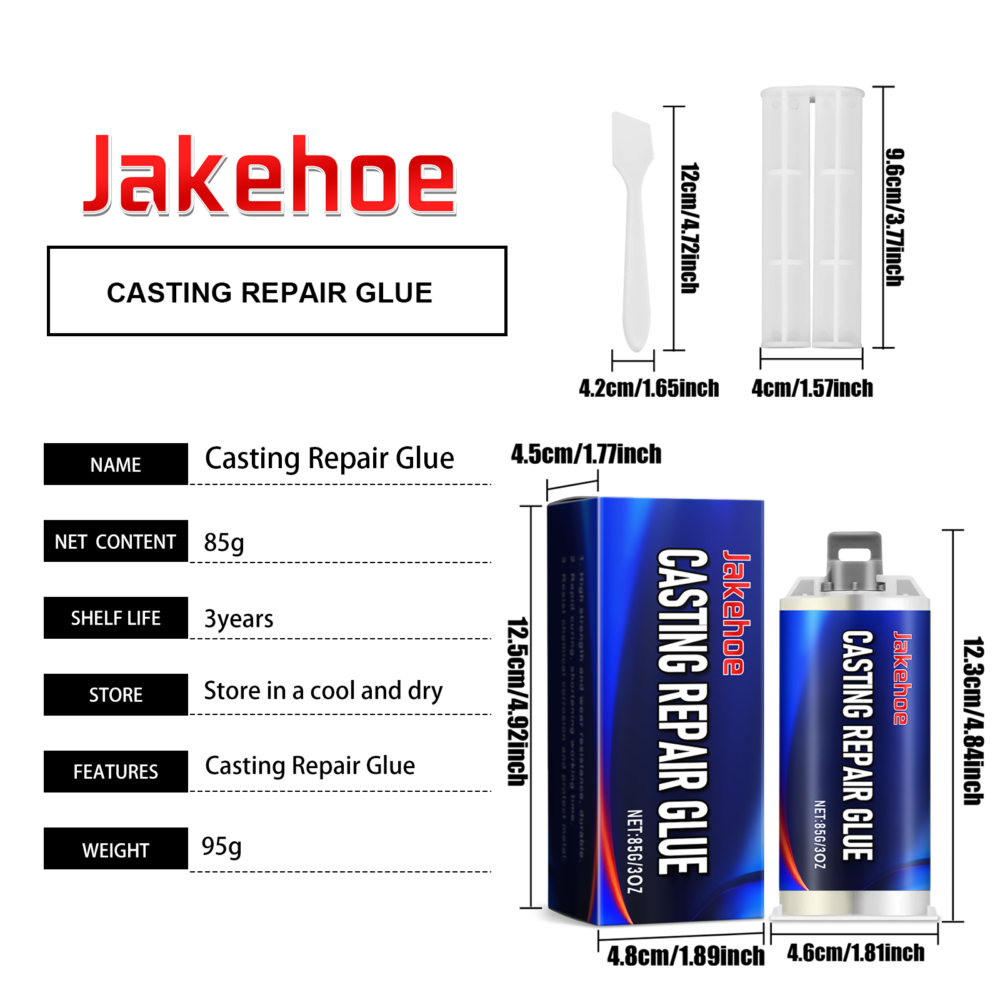 Casting repair adhesive Industrial grade casting adhesive ab Adhesive repair agent Stainless steel copper aluminum metal leak repair #JL04-JHC07-A009-1-BU1 - Image 2