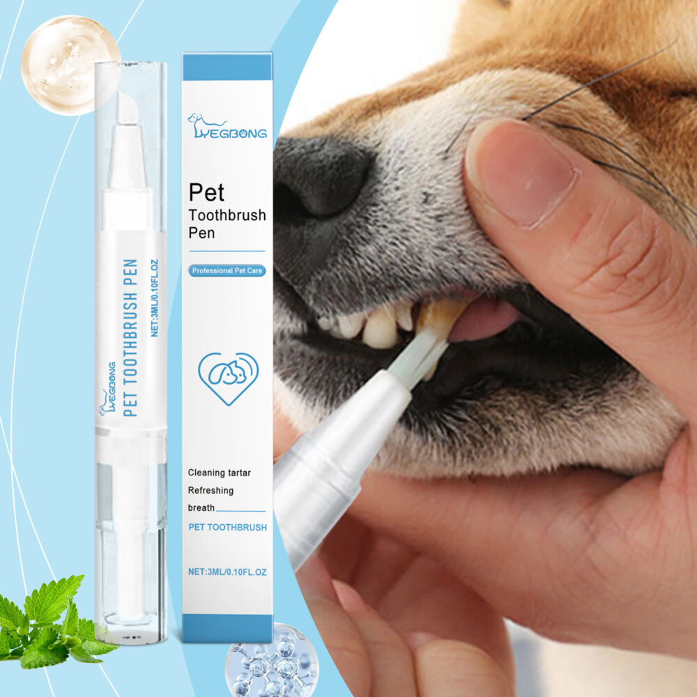 Pet teeth cleaning care brush Oral teeth cleaning tartar clean fresh care #JL04-YE-G01-0097-01 - Image 10