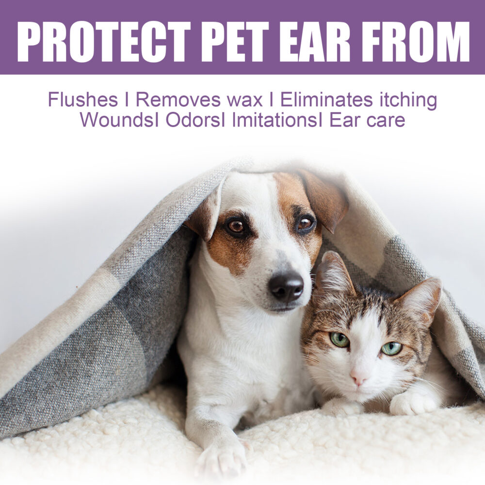 Pet Ear Cleaner for cats and dogs Relieves odors in the ear canal Clean Earwax Ear Cleaner drops #JL04-YEB08-A002-1-VT1 - Image 7