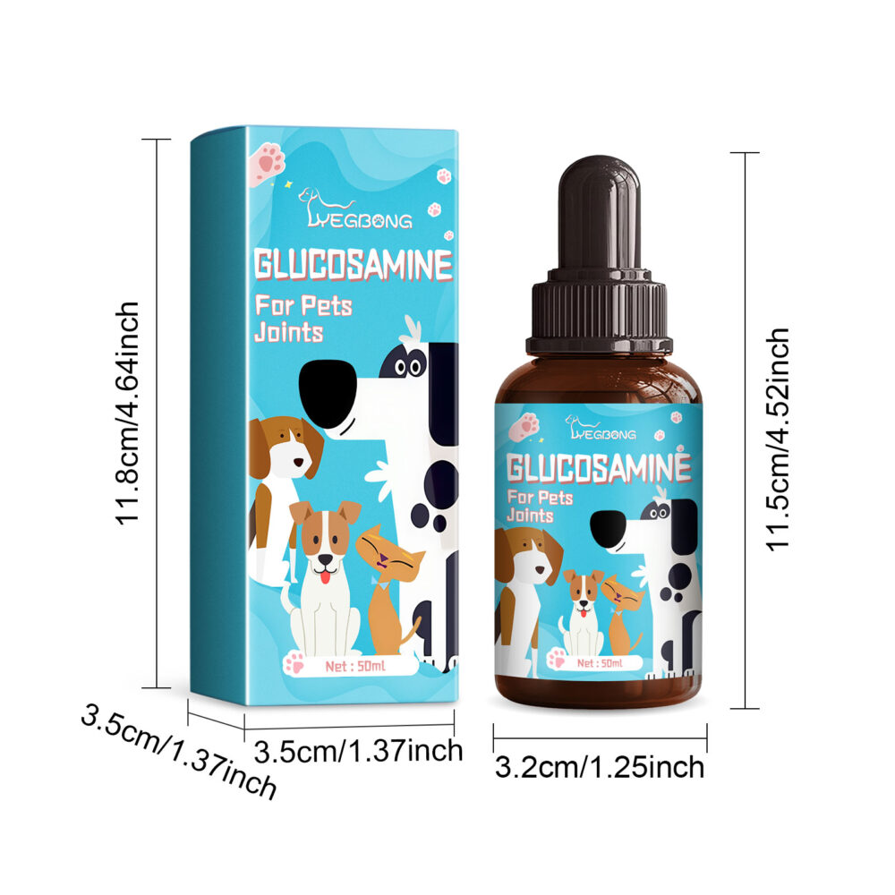 Pet glucosamine drops relieve sore bones and joints for pets Body care for cats and dogs #JL04-YEF01-A035-50-BU1 - Image 9