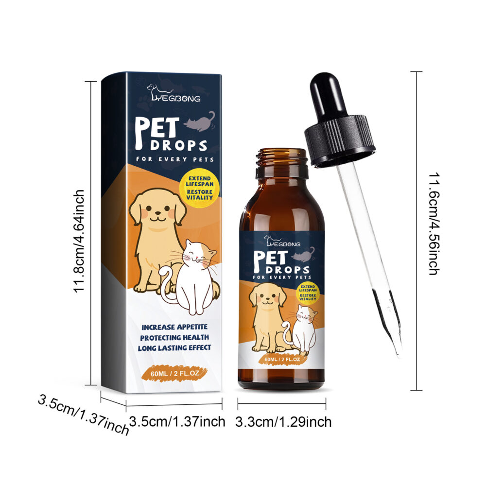 Pet care drops Boost your pet's vitality and supplement nutrition Pet health care drops #JL04-YEF01-A042-60-MX1 - Image 2