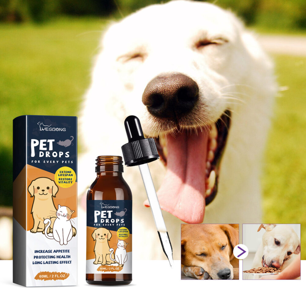 Pet care drops Boost your pet's vitality and supplement nutrition Pet health care drops #JL04-YEF01-A042-60-MX1