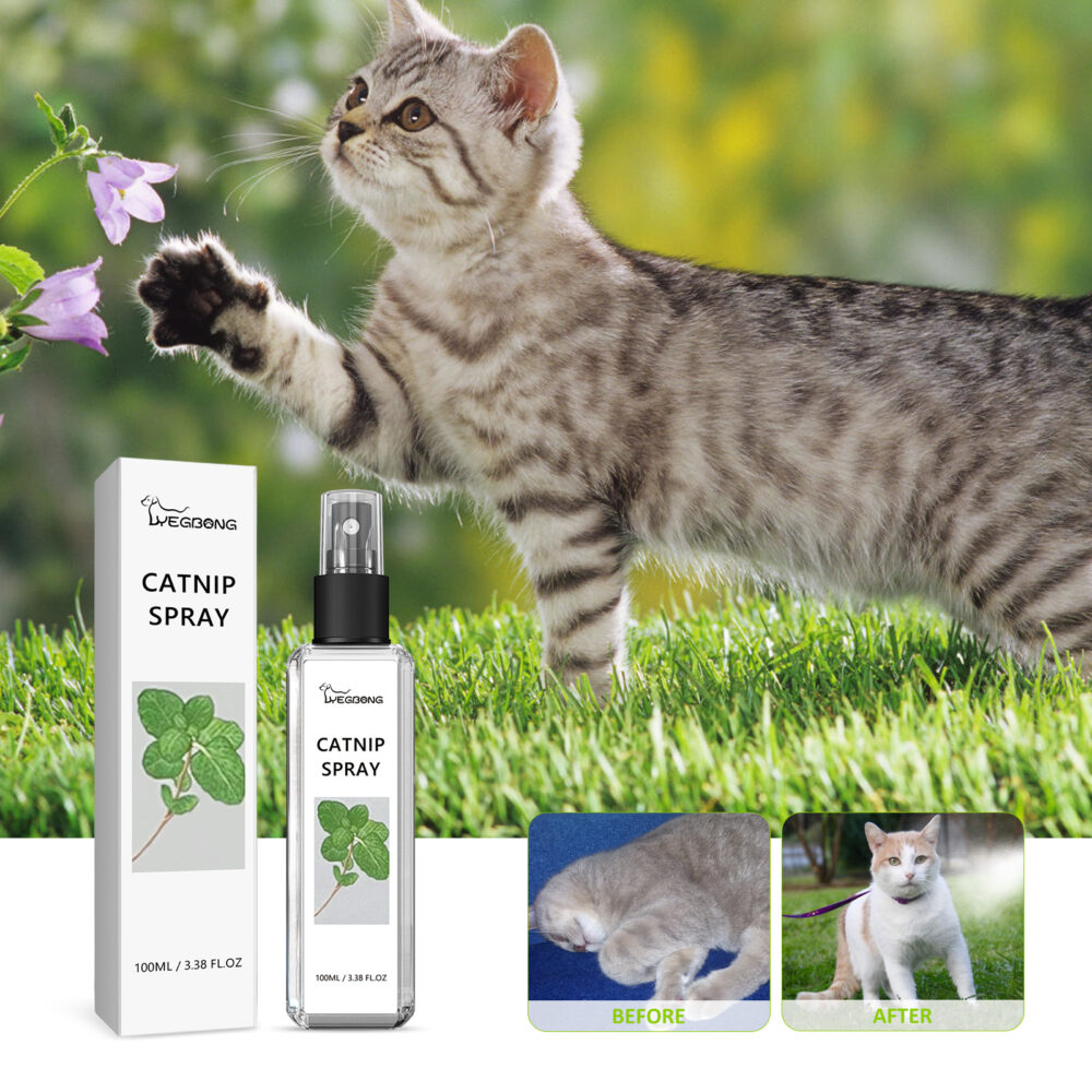 Catnip Spray relieves cat anxiety and boosts pet vitality health care spray #JL04-YEF01-A043-100-WH1