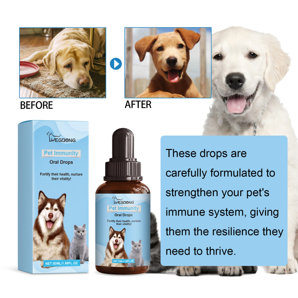 Pet immunological oral drops for cats and dogs special nutritional immunological health drops #JL04-YEG02-A003-50-BU1 - Image 9