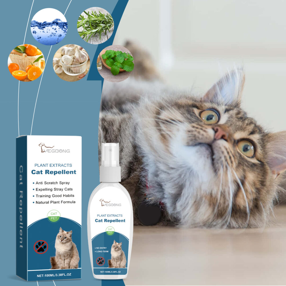 Indoor Cat repellent Pet repellent to keep cats out of bed Indoor cat repellent spray #JL04-YEG03-A002-100-BU1