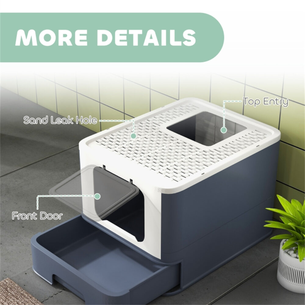 Fully Enclosed Cat Litter Box/Cat Litter Box #JL06-24815744 - Image 6