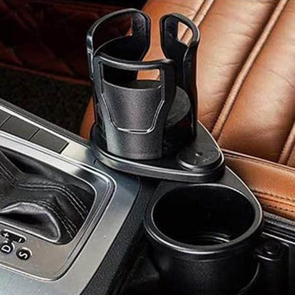 Dual Cup Holder Expander for Car, 2 in 1 Multifunctional Car Cup Holder Extender with Adjustable Base All Purpose for 360° rotatable base of the upper cup holder with Most Cars #JL06-88106500 - Image 7