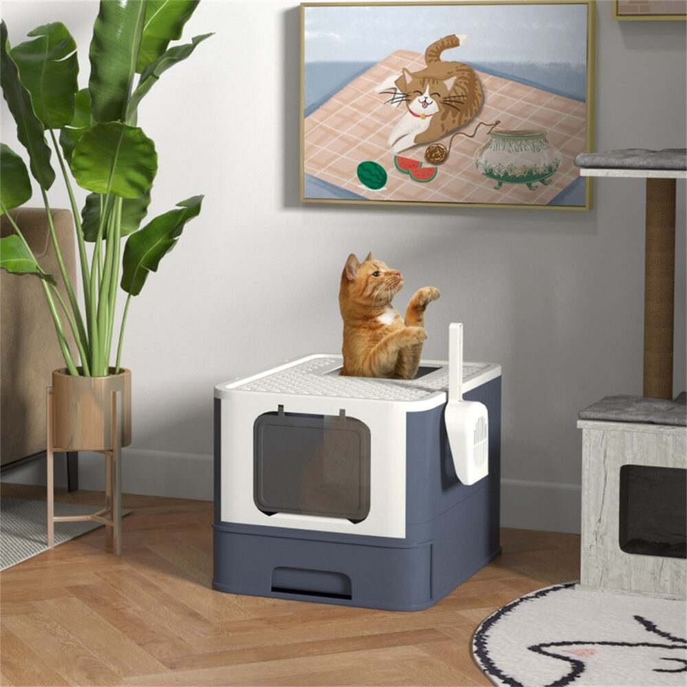 Fully Enclosed Cat Litter Box/Cat Litter Box #JL06-24815744