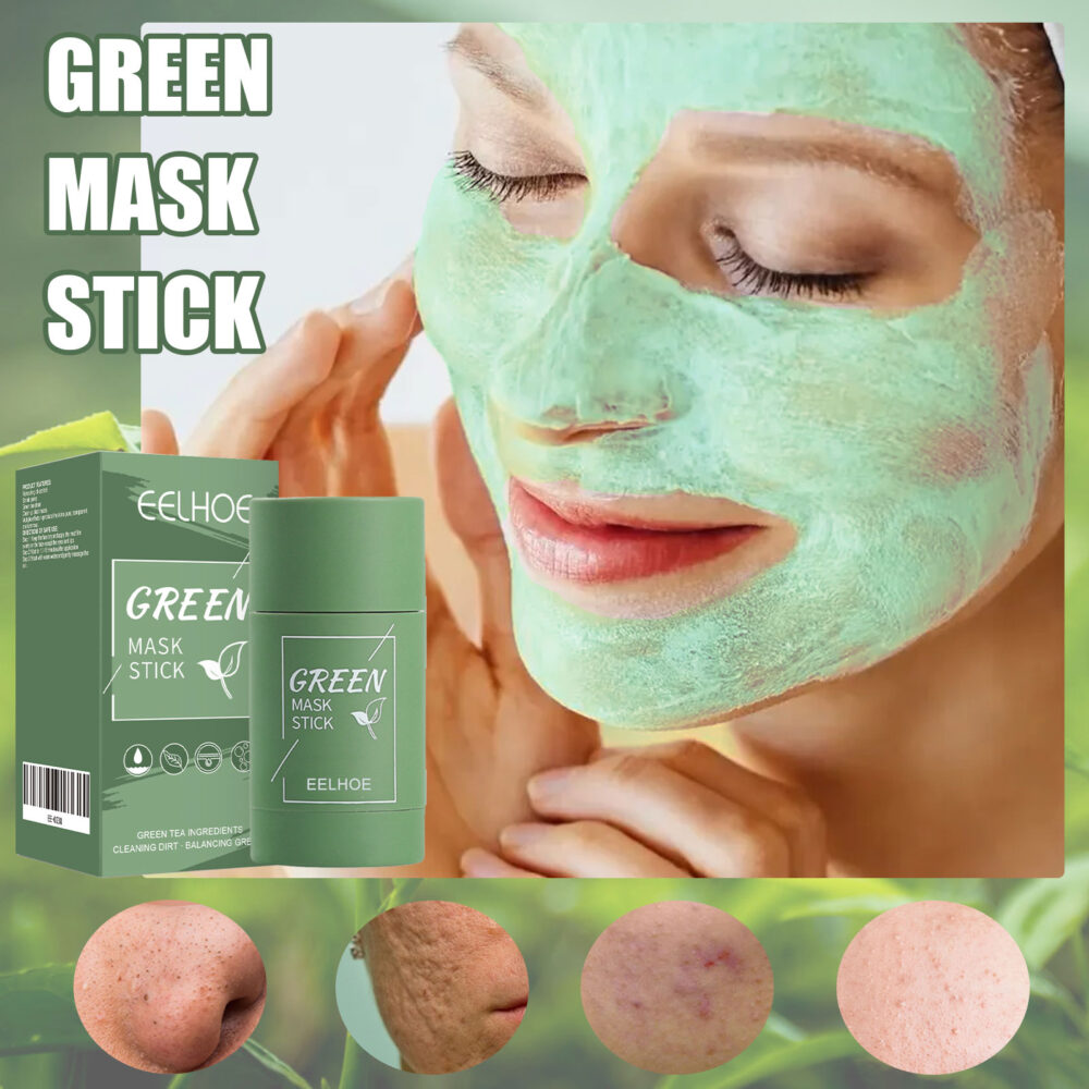 Green Tea Solid Mask Deep Cleansing and hydrating Mask Stick pore-Narrowing Paste Mask Stick #JL04-lcmm0111jw01 - Image 5