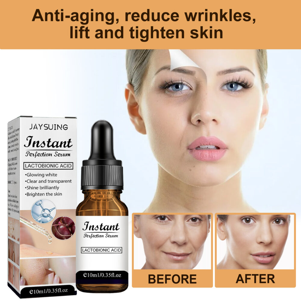 Anti-wrinkle serum shrinks pores, hydrates and brightens skin, firming, repairing and moisturizing skin #JL04-mbhl0042-10ml - Image 4