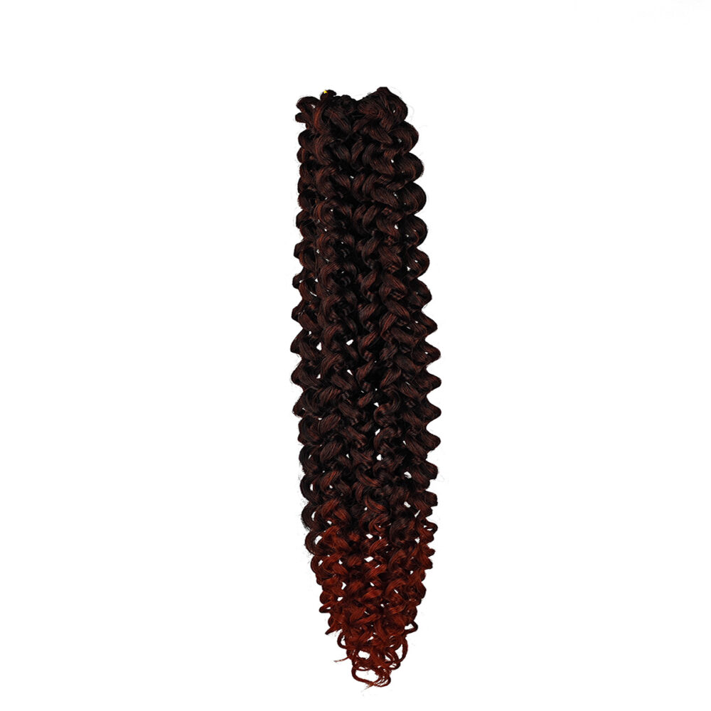 Passion Twist Crochet Hair Water Wave  Crochet Hair for Faux Locs Spring Twist Synthenic Braiding Hair Extension WATER WAVE 18" #JL01-CB1806 WATER WAVE 18"-T1B/350 - Image 11