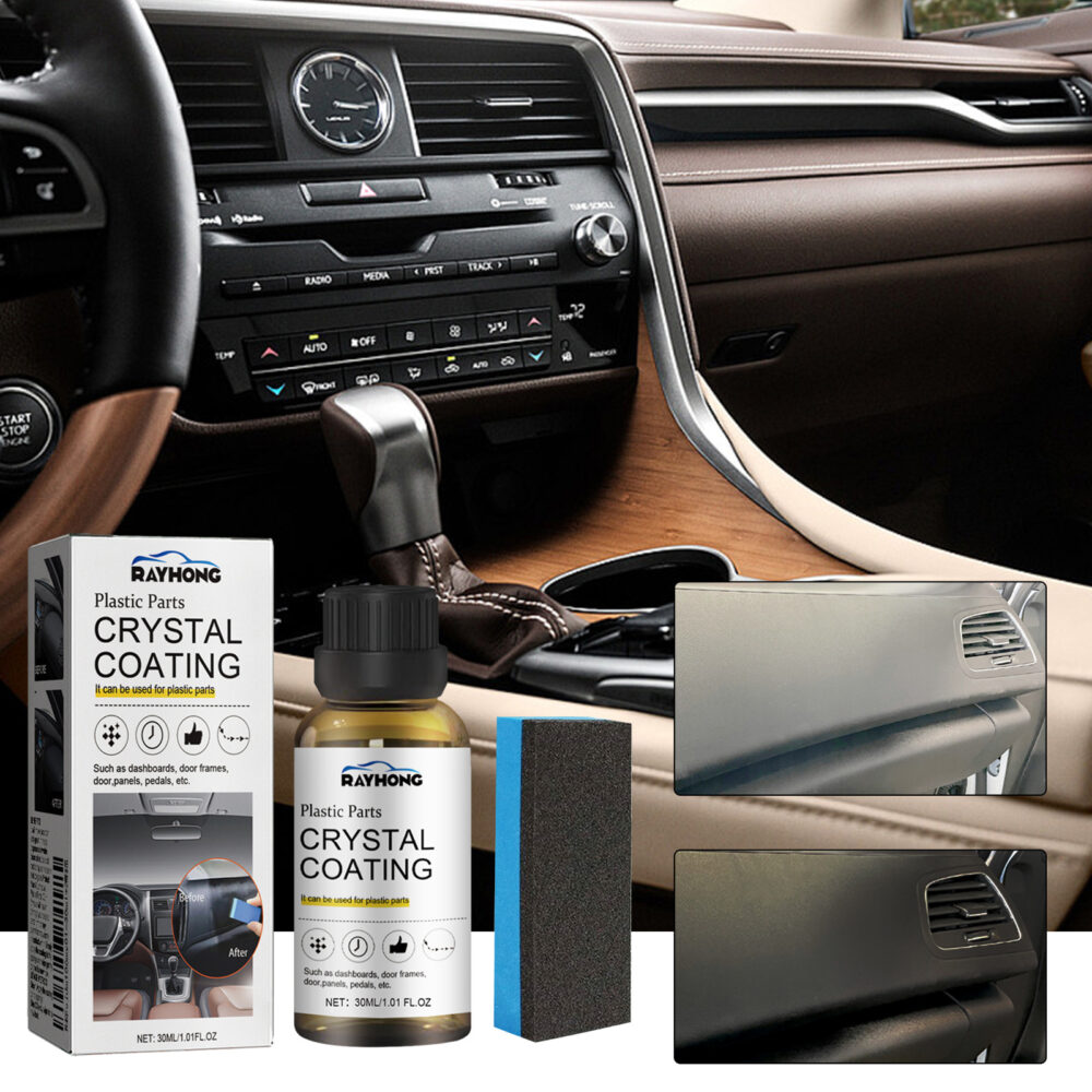 Automotive Plastic Part Coating Agent Interior Instrument Panel Seat Cleaner Polishing Maintenance Coating Liquid #JL05-w12967864