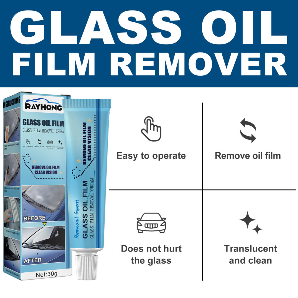 Glass oil film remover decontamination clean rainproof car front windshield window oil film removal #WYL-w12967865 - Image 3