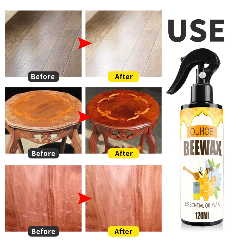 Furniture beeswax Spray Furniture Floor Care Polishing Waterproof anti-cracking scratch refurbished care wax #JL05-w12967757 - Image 4