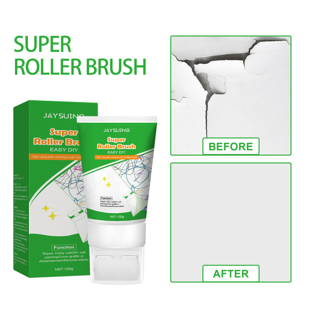 Repair Wall paint White Wall repair roller brush Moisture-proof shedding to cover stains and cracks renovation paint #WYL-w12967740 - Image 6