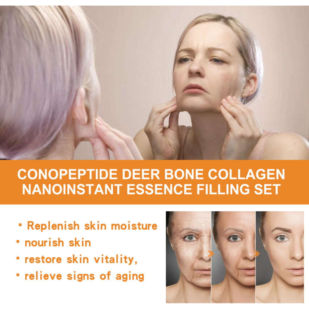 Conut Peptide Deer Collagen Essence set reduces fine lines, prevents aging, moisturizes and tightens facial skin #JL05-w12967708 - Image 3