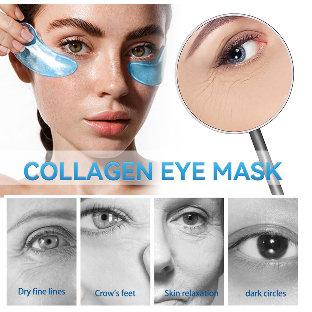 Collagen Eye Mask Removes Fine Lines and dark Circles Hydrating and firming Lift Crystal Eye Mask #JL05-w12967523 - Image 2