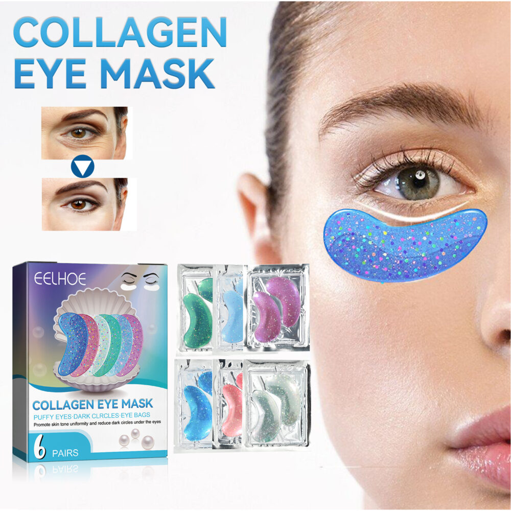 Collagen Eye Mask Removes Fine Lines and dark Circles Hydrating and firming Lift Crystal Eye Mask #JL05-w12967523