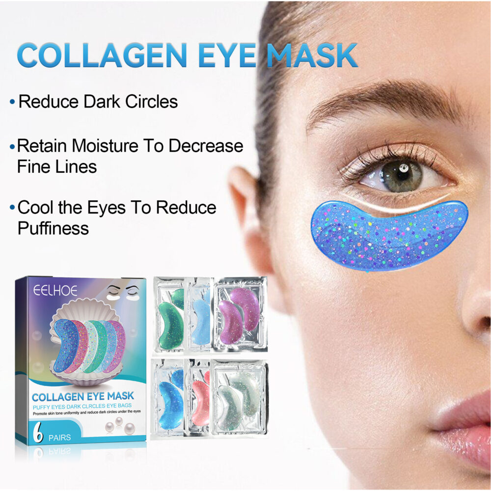 Collagen Eye Mask Removes Fine Lines and dark Circles Hydrating and firming Lift Crystal Eye Mask #JL05-w12967523 - Image 8