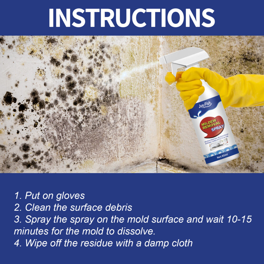 Clean Mildew Stains On Bathroom Tile Walls And Ceiling Multi-Functional Mildew Stain Spray #WYL-w13147096 - Image 7