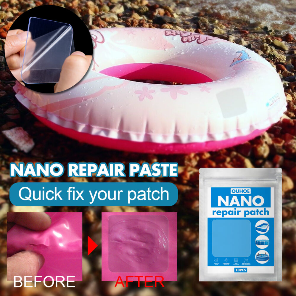 Nano Repair Patch, Pool Water Pad Tent Waterproof Supplementary Air Swimming Circle Special Repair Glue Paste #JL05-w13130672 - Image 3